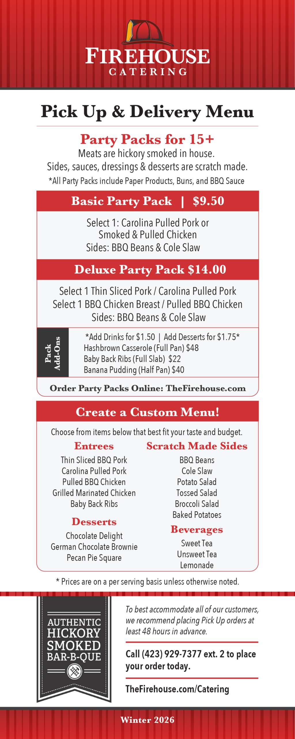 FHR Winter 26 On Site Catering + Pick Up Menu-2 Spring 2025